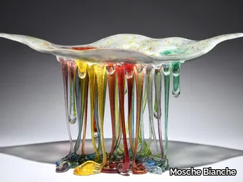 RAINBOW - Glass sculpture / centerpiece _ Mosche Bianche