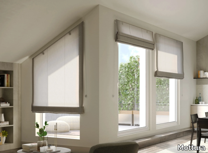 ROTARY 442 - Aluminium roman blinds headrail _ Mottura