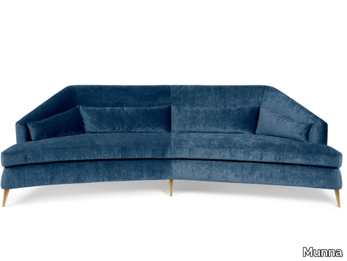 MARGOT - 4 seater velvet sofa _ Munna