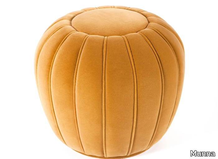 MELLOW - Upholstered velvet pouf _ Munna