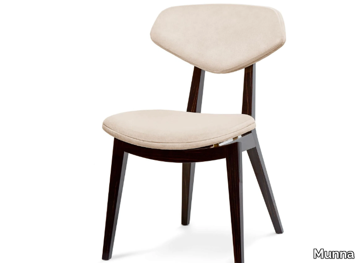 COLEMAN - Upholstered velvet chair open back _ Munna