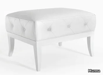 SOFT AND CREAMY - Fabric footstool _ Munna