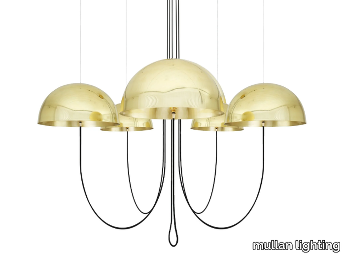 ALEGRE - Brass chandelier _ mullan lighting