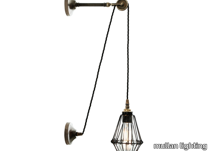 APOCH PULLEY CAGE WALL LIGHT - Handmade wall lamp _ mullan lighting