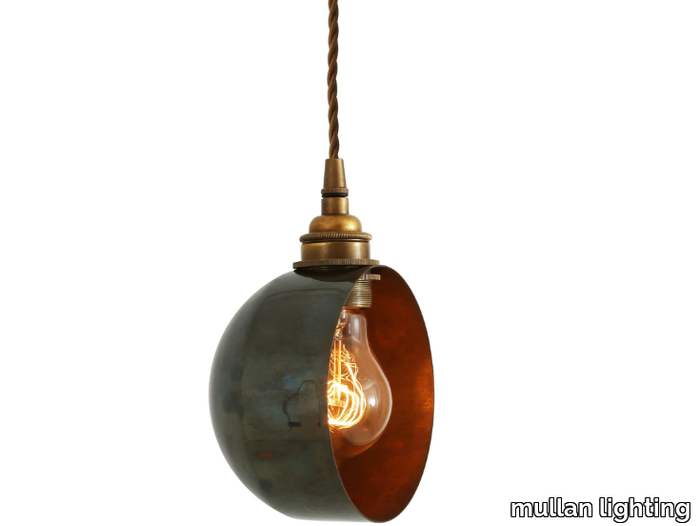 BOGOTA QUIRKY PENDANT LIGHT - Handmade brass pendant lamp _ mullan lighting