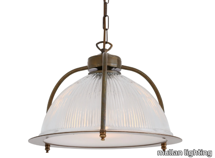 BOUSTA HOLOPHANE PENDANT WITH DIFFUSER - Handmade pendant lamp _ mullan lighting