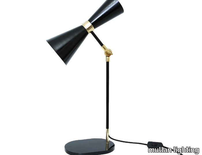 CAIRO - Handmade adjustable brass table lamp _ mullan lighting