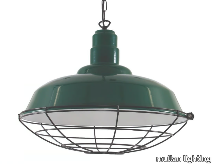 COBAL POWDER COATED INDUSTRIAL PENDANT - Handmade aluminium pendant lamp _ mullan lighting