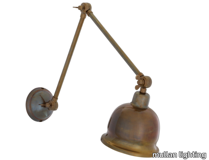 DALE - Adjustable brass wall lamp _ mullan lighting