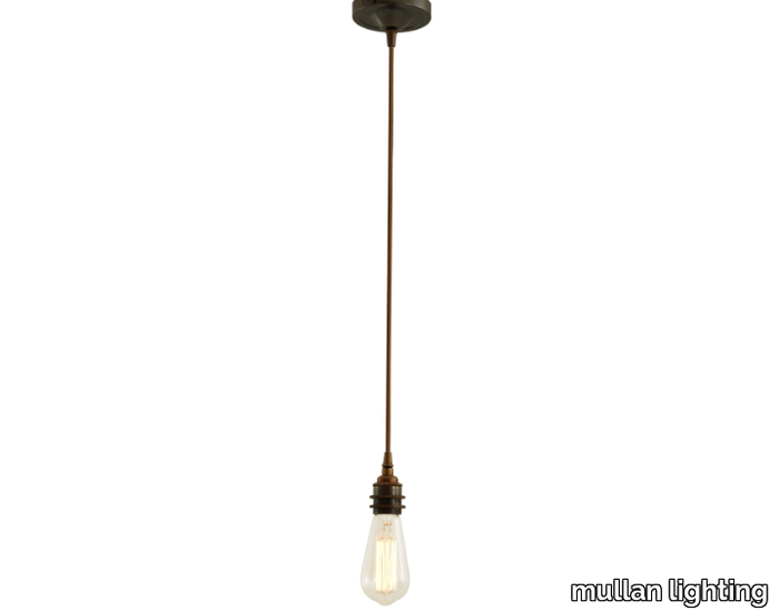 DILI ROUND BRAIDED SUSPENSION PENDANT - Handmade pendant lamp _ mullan lighting