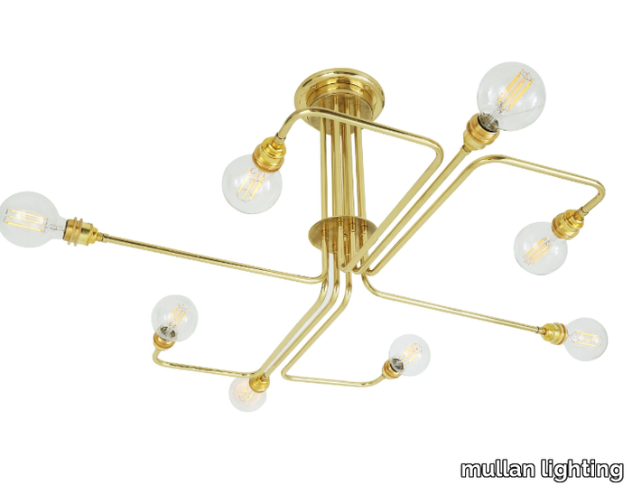 IRBID - Brass chandelier _ mullan lighting