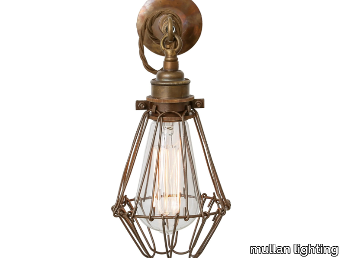 EDOM INDUSTRIAL CAGE WALL LIGHT - Handmade wall lamp _ mullan lighting