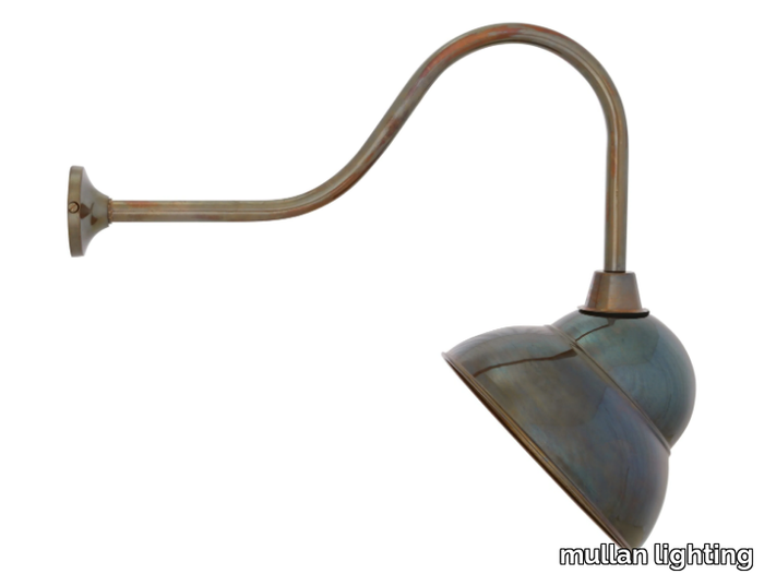 NOVO LARGE OUTDOOR SIGN LIGHT - Handmade brass wall lamp _ mullan lighting