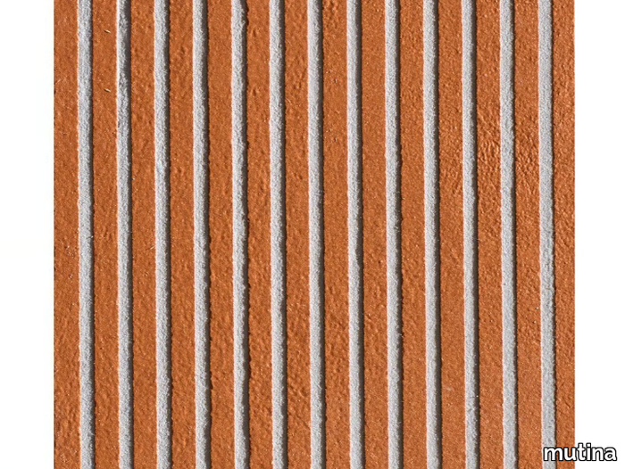 FRINGE THIN RED - Indoor/outdoor porcelain stoneware wall/floor tiles _ Mutina