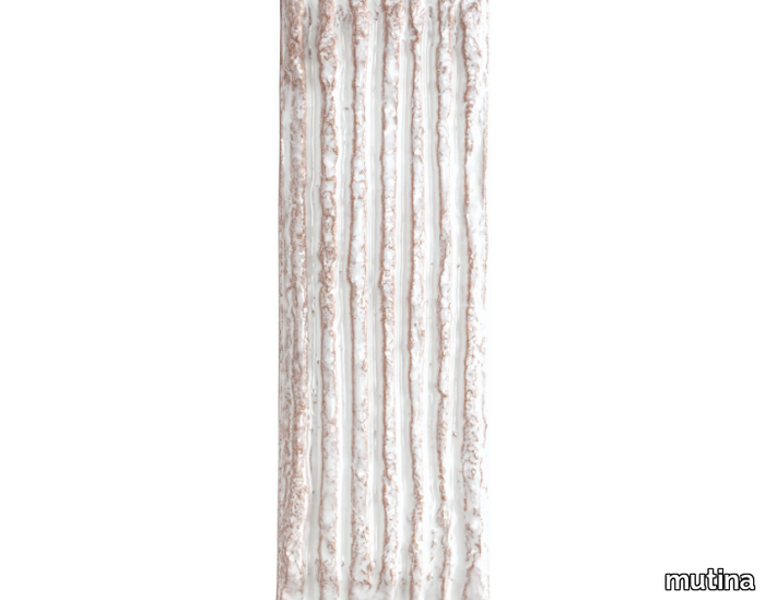 CHAMOTTE LINEA BIANCO - Handmade Ceramic materials 3D Wall Cladding _ Mutina