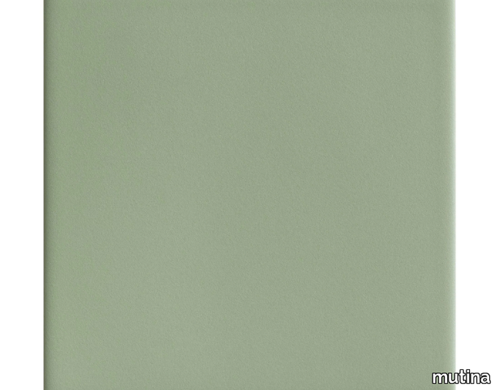 DIN LIGHT GREEN GLOSSY - Glazed stoneware wall/floor tiles _ Mutina