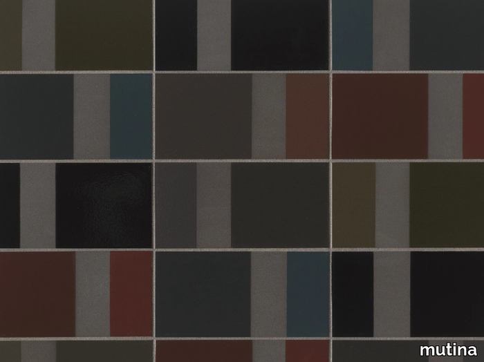 DIARAMA BLACK CHROMA - Glazed porcelain stoneware wall tiles _ Mutina