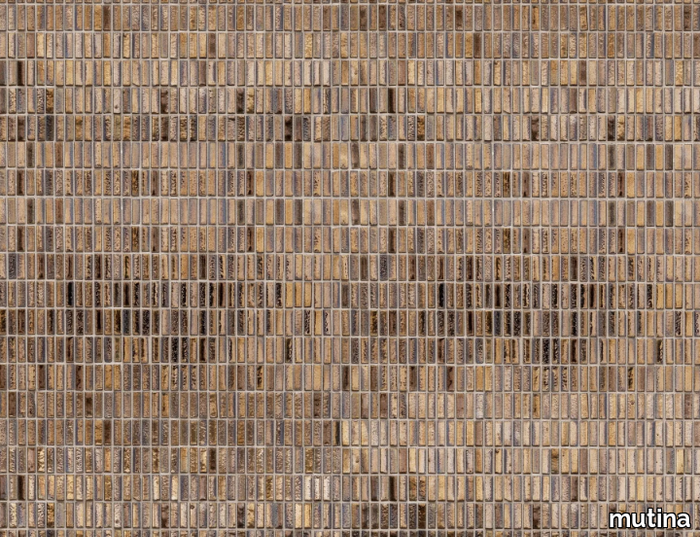 PHENOMENON ROCK GLOSSY ORO - Porcelain stoneware wall/floor tiles _ Mutina