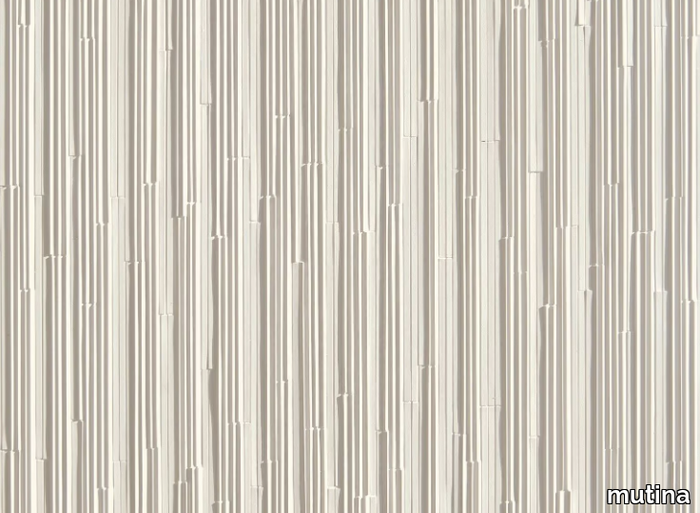 PHENOMENON RAIN BIANCO - Porcelain stoneware wall tiles _ Mutina