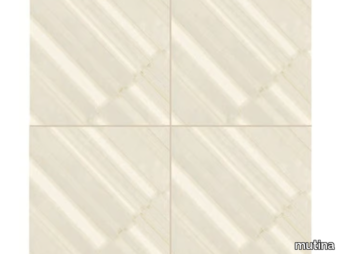 AZULEJ BIANCO DIAGONAL - Glazed porcelain stoneware wall/floor tiles _ Mutina