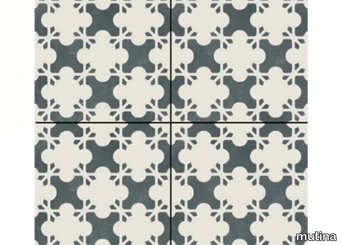 AZULEJ NERO ESTRELA - Glazed porcelain stoneware wall/floor tiles _ Mutina