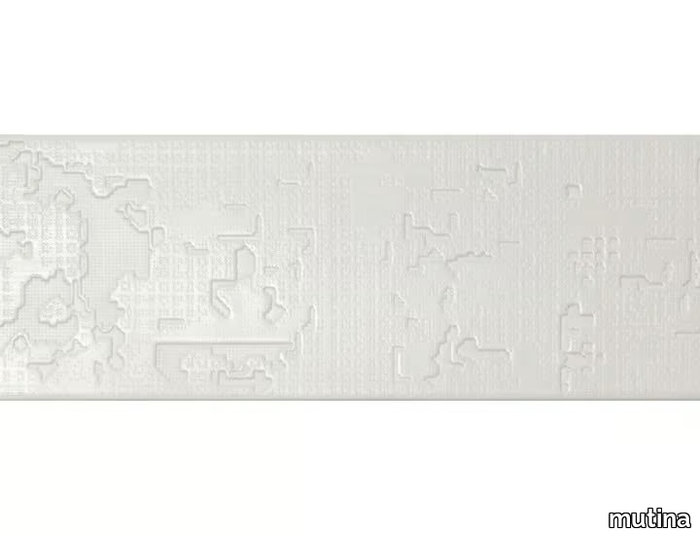 BAS-RELIEF CLOUD BIANCO - Indoor porcelain stoneware wall/floor tiles _ Mutina