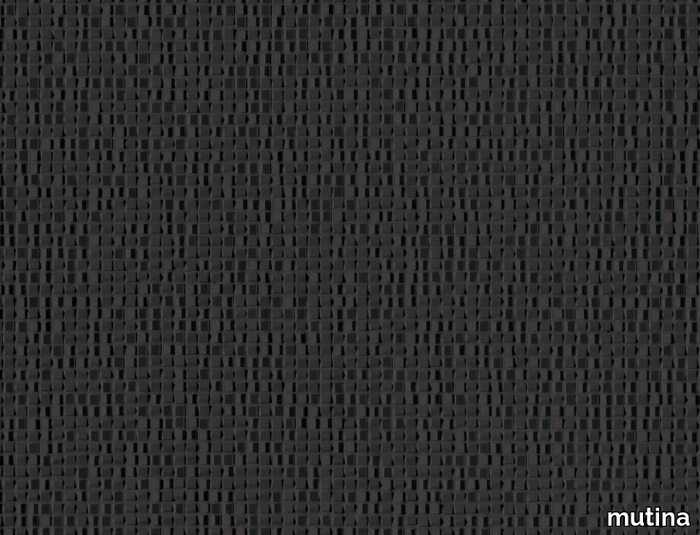 PHENOMENON AIR NERO - Porcelain stoneware 3D Wall Mosaic _ Mutina