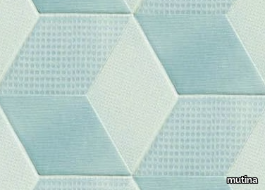 TEX BLUE - Indoor porcelain stoneware wall/floor tiles _ Mutina