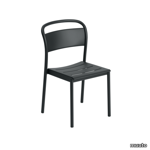 Linear Steel Side Chair