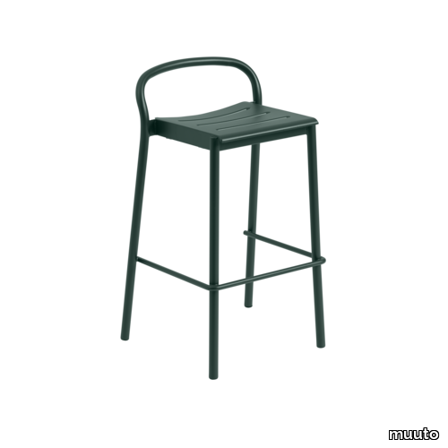 Linear Steel Bar Stool 75 cm / 29.5"