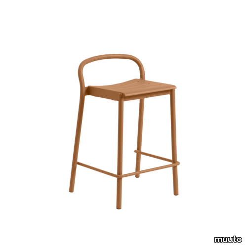 Linear Steel Counter Stool 65 cm / 25.6"