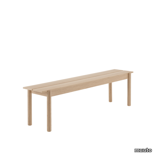 Linear Wood Bench