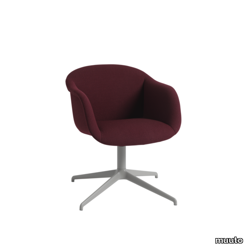 Fiber Soft Armchair Swivel Base w. Return