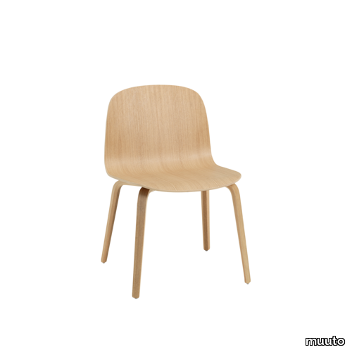 Visu Wide Chair Wood Base