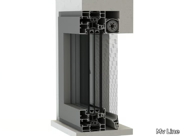 IRENE INCAS VERTICAL - Built-in vertical insect screen _ Mv Line