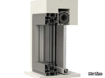 NEW SECURZIP INCAS - Built-in vertical sliding insect screen _ Mv Line