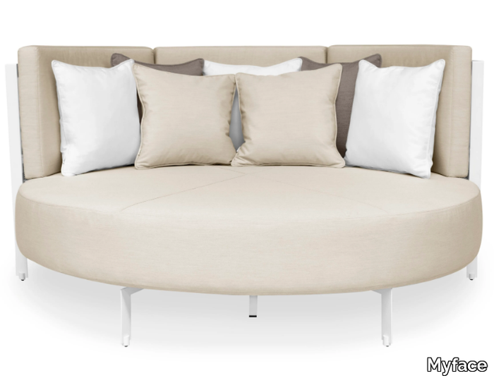 POLAR - Round fabric garden bed _ Myface