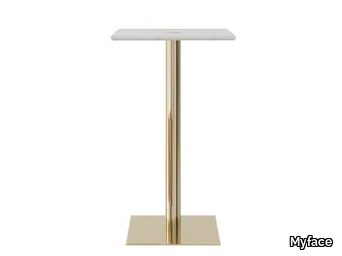 DAWN - Square marble bar high table _ Myface