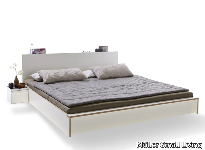 FLAI - Multi-layer wood double bed _ Müller Small Living