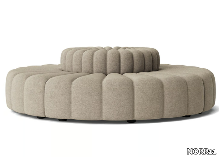 STUDIO 7 - Modular curved fabric sofa _ NORR11