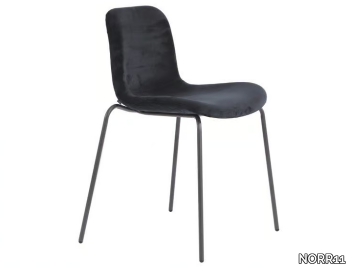 LANGUE STACK SOFT - Stackable velvet chair _ NORR11