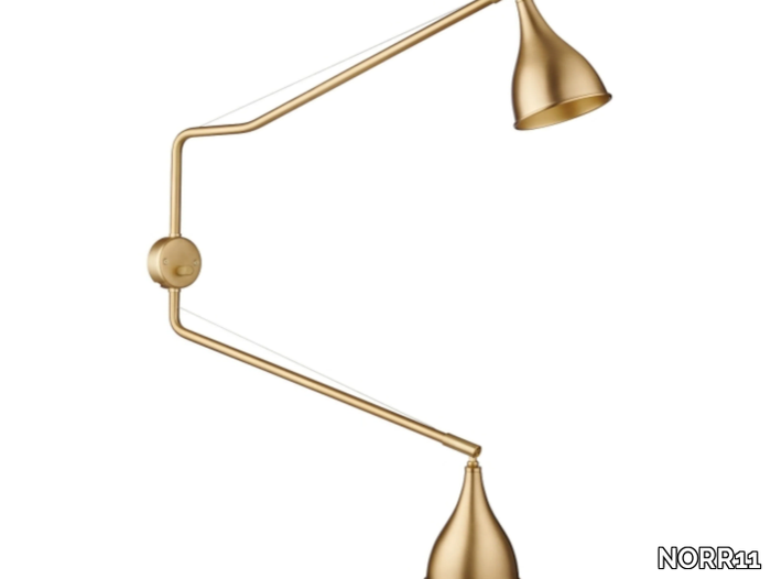 LE SIX DOUBLE ARM - Adjustable steel wall lamp _ NORR11