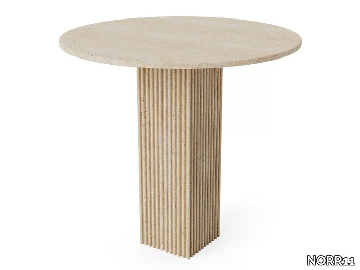 SOHO - Round travertine table _ NORR11