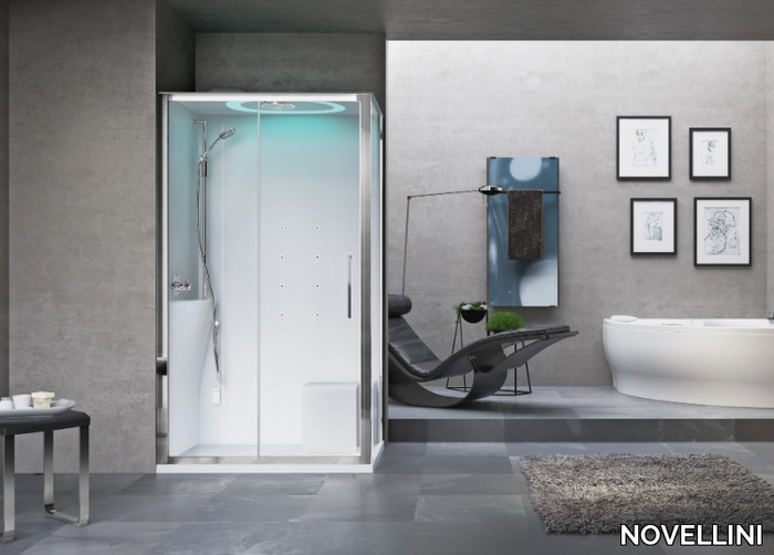 EON 2P - Multifunction corner shower cabin _ NOVELLINI