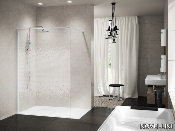 KUADRA H IN ART - Shower panel _ NOVELLINI