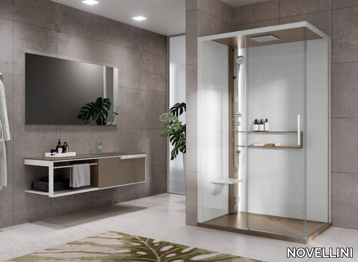 GLAX 2 2.0 2P - Multifunction corner shower cabin _ NOVELLINI