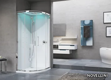 EON R - Multifunction semicircular shower cabin _ NOVELLINI