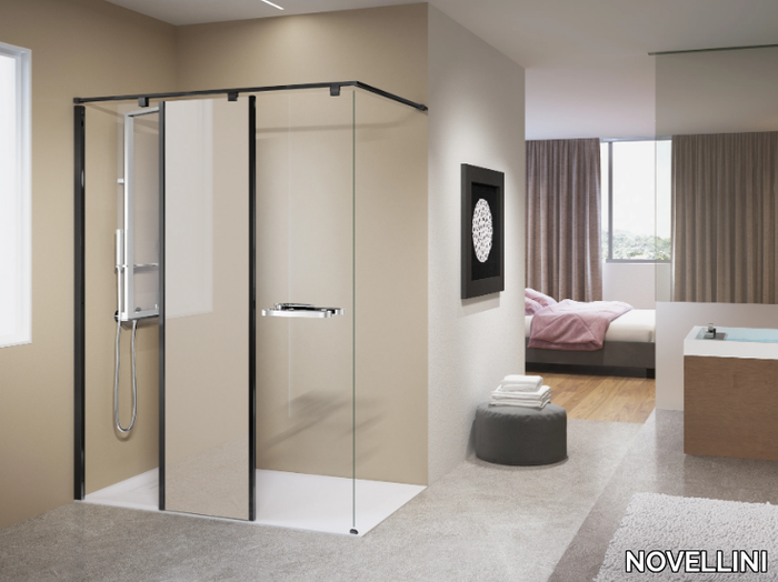 KUADRA HP - Additional panel for shower space _ NOVELLINI