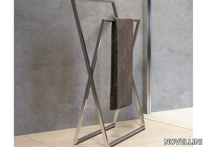 Standing towel rack - Standing metal towel rack _ NOVELLINI