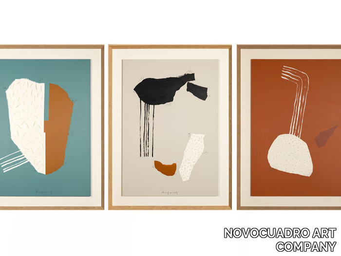 Tríptico Silueta - Wooden Painting _ NOVOCUADRO ART COMPANY